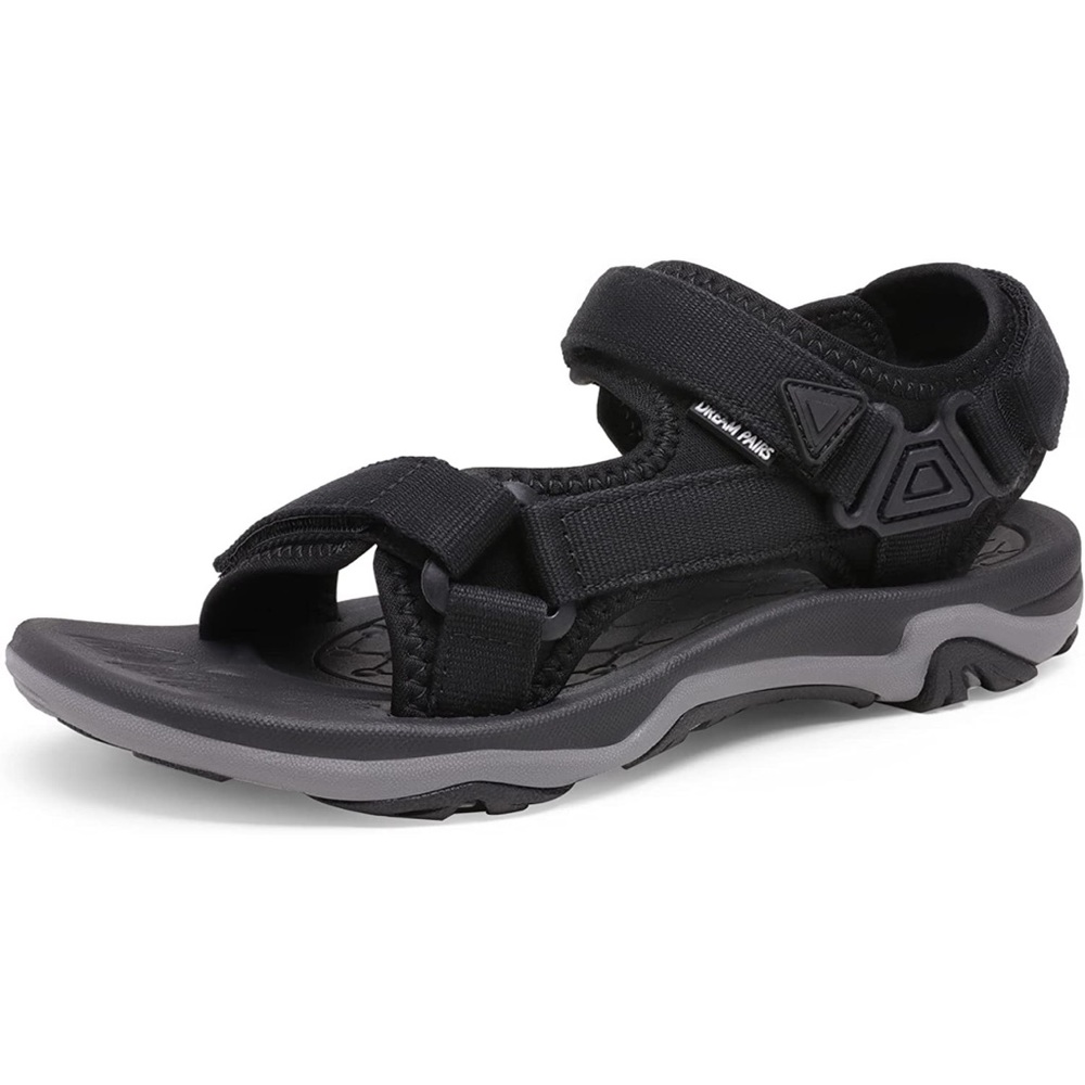 Black hiking sandals NWT